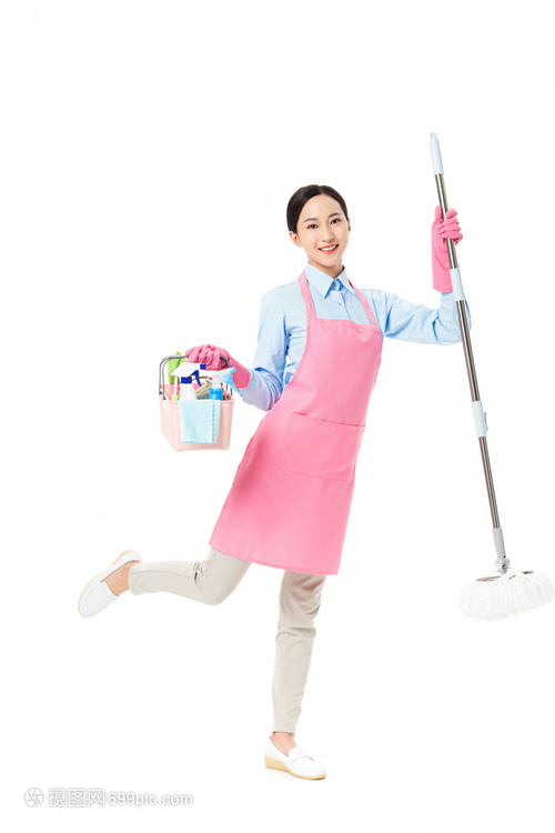 家政服务女性清洁打扫