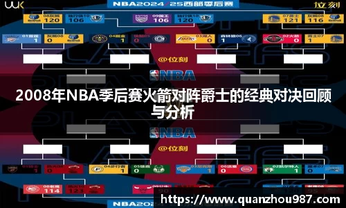 2008年NBA季后赛火箭对阵爵士的经典对决回顾与分析